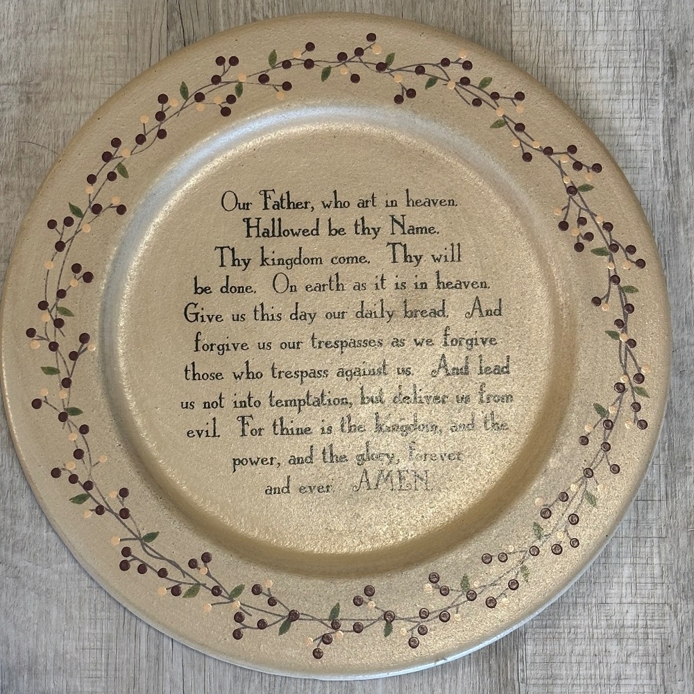 Religious Plate